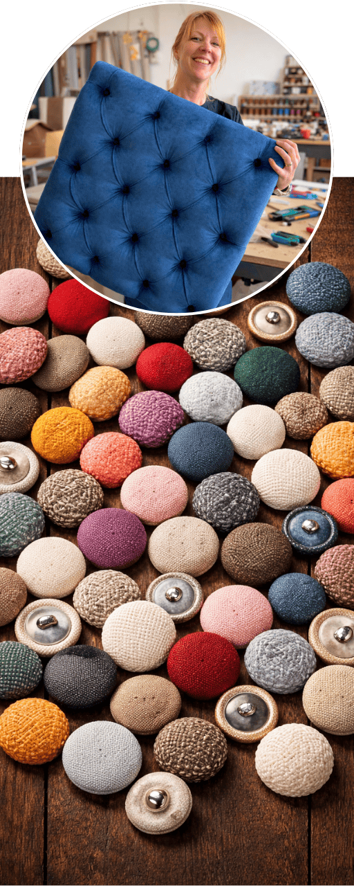 Bodewes Knopen Service - Knopen laten Stofferen - Meubelstoffering